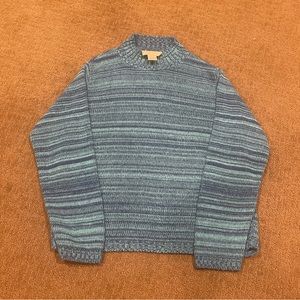 Studio Works Petite Large Blue Sweater